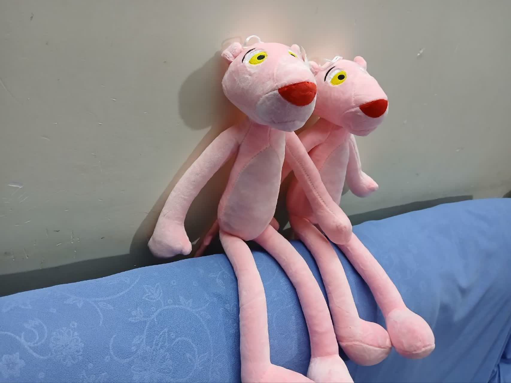 عروسک پلنگ صورتی