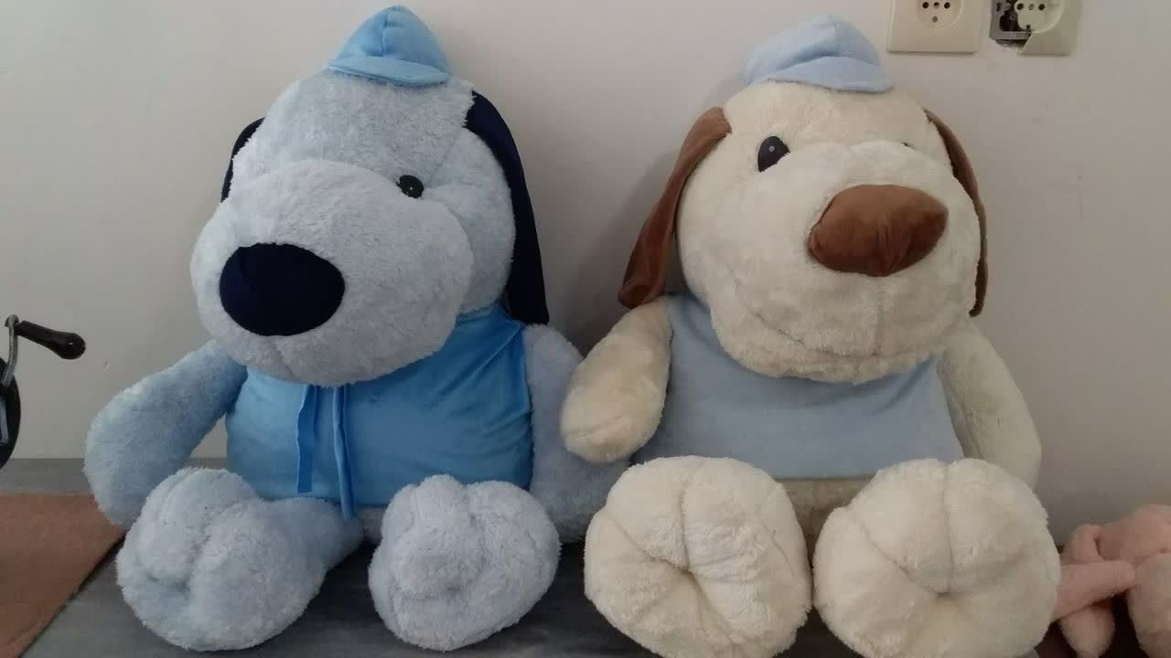 عروسک سگ پوزه بلند گوش دراز